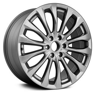 Replace® - 7 V-Spoke Medium Charcoal 22x8 Alloy Factory Wheel - Remanufactured