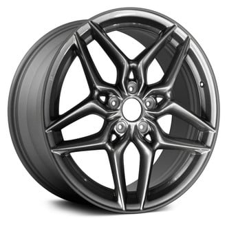 Replace® - Double 5-Spoke Machined and Medium Charcoal Metallic 19x8 Alloy Factory Wheel - Remanufactured