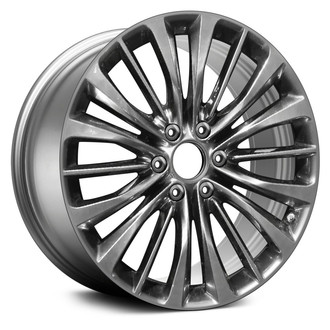 Replace® - 6 W-Spoke Medium Smoked Hyper Silver 22x8 Alloy Factory Wheel - Remanufactured