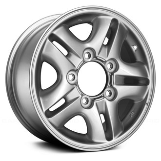 Replace® - Double 5-Spoke Hyper Silver 16x8 Alloy Factory Wheel - Remanufactured