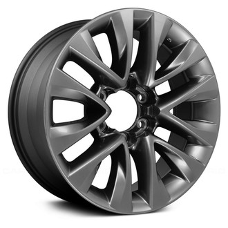 Replace® - 6 V-Spoke Dark Charcoal 18x7.5 Alloy Factory Wheel - Remanufactured