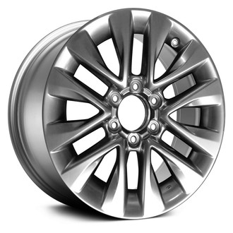 Replace® - 6 V-Spoke Light Smoked Hyper Silver 18x7.5 Alloy Factory Wheel - Remanufactured