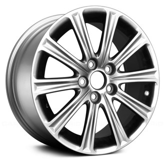 Replace® - 10 I-Spoke Hyper Silver 17x7 Alloy Factory Wheel - Remanufactured
