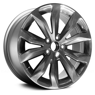 Replace® - 5 V-Spoke Dark Hyper Silver 18x7.5 Alloy Factory Wheel - Remanufactured