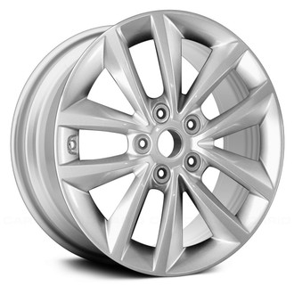 Replace® - 5 V-Spoke Silver 17x7 Alloy Factory Wheel - Remanufactured