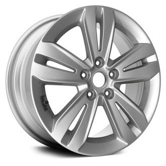 Replace® - Double 5-Spoke Silver 17x7 Alloy Factory Wheel - Remanufactured