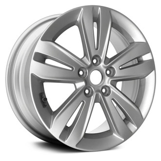 Replace® - Double 5-Spoke Silver 17x7 Alloy Factory Wheel - Replica