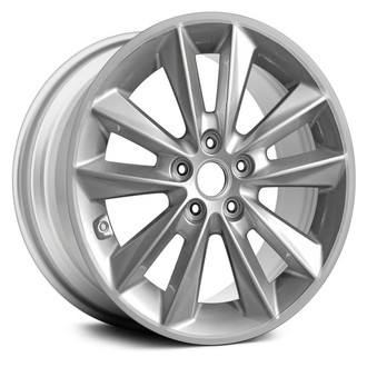 Replace® - 5 V-Spoke Silver 17x7 Alloy Factory Wheel - Remanufactured
