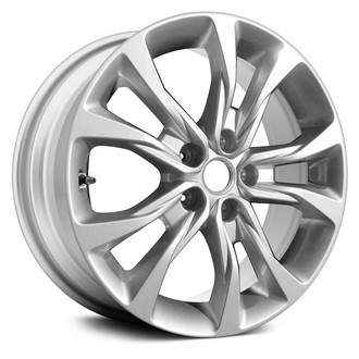 Replace® - Double 5-Spoke Bright Silver 18x7.5 Alloy Factory Wheel - Remanufactured