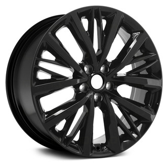 Replace® - 20-Spoke Black 20x7.5 Alloy Factory Wheel - Remanufactured