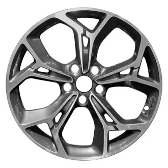 Replace® - 5 Split-Spoke Machined Black Metallic 19x7.5 Alloy Factory Wheel - Remanufactured