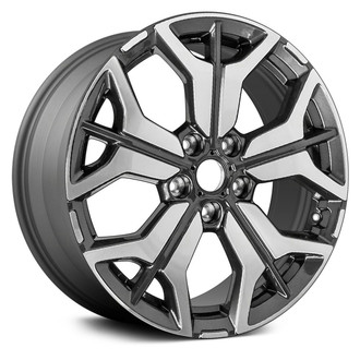 Replace® - 5 Split-Spoke Machined Medium Charcoal 18x7.5 Alloy Factory Wheel - Remanufactured