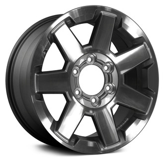 Replace® - 7-Spoke Dark Metallic Charcoal 17x7.5 Alloy Factory Wheel - Remanufactured