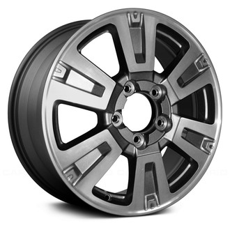 Replace® - 6 I-Spoke Charcoal with Machined Face 20x8 Alloy Factory Wheel - Remanufactured