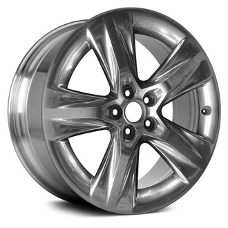 Replace® - 5-Spoke Cladded Platinum 19x7.5 Alloy Factory Wheel - Replica
