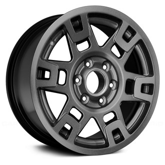 Replace® - 6 Split-Spoke Flat Black 17x7 Alloy Factory Wheel - Remanufactured