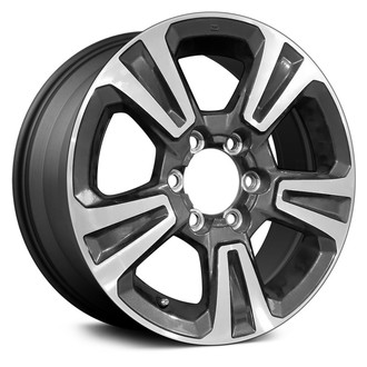 Replace® - 5-Spoke Charcoal with Machined Face 17x7.5 Alloy Factory Wheel - Remanufactured