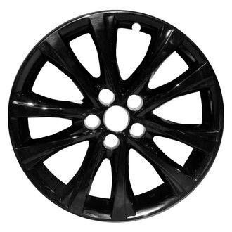 Replace® - 5 V-Spoke Painted Gloss Black 18x7.5 Alloy Factory Wheel - Remanufactured