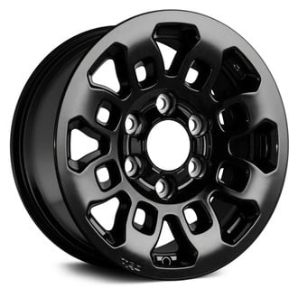 Replace® - 8 I-Spoke Black 16x7 Alloy Factory Wheel - Remanufactured