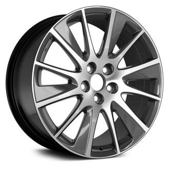 Replace® - 12 Turbine-Spoke Black with Machined Face 19x7.5 Alloy Factory Wheel - Remanufactured