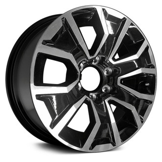 Replace® - 6 I-Spoke Black 17x7.5 Alloy Factory Wheel - Remanufactured