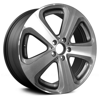Replace® - 5-Spoke Dark Charcoal with Machined Face 19x8 Alloy Factory Wheel - Remanufactured