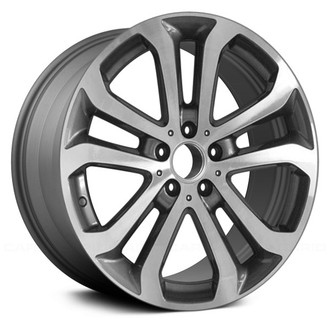 Replace® - 5 V-Spoke Charcoal with Machined Accents 19x8.5 Alloy Factory Wheel - Remanufactured