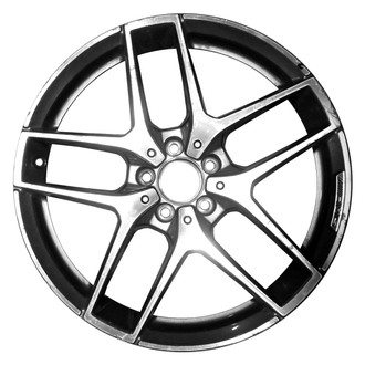 Replace® - Double 5-Spoke Medium Charcoal with Machined Face 19x8 Alloy Factory Wheel - Remanufactured