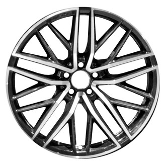 Replace® - 10 Split-Spoke Dark Silver Metallic with Machined Face 21x9.5 Alloy Factory Wheel - Remanufactured
