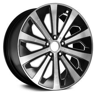 Replace® - 10-Spoke Machined Matte Black 19x7.5 Alloy Factory Wheel - Remanufactured