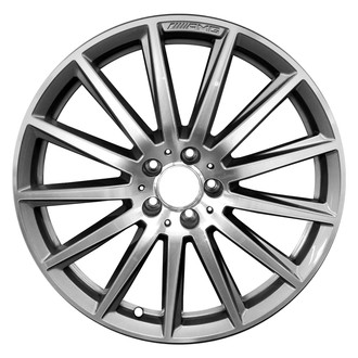 Replace® - 13 I-Spoke Medium Charcoal with Machined Face 20x8 Alloy Factory Wheel - Remanufactured