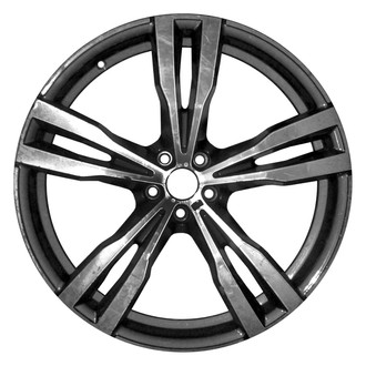 Replace® - 5 Split-Spoke Dark Charcoal with Machined Face 21x9.5 Alloy Factory Wheel - Remanufactured