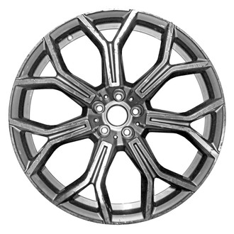 Replace® - 7 Y-Spoke Dark Silver with Machined Face 21x9.5 Alloy Factory Wheel - Remanufactured