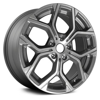 Replace® - 5 Y-Spoke Machined and Medium Charcoal Metallic 18x7.5 Alloy Factory Wheel - Remanufactured