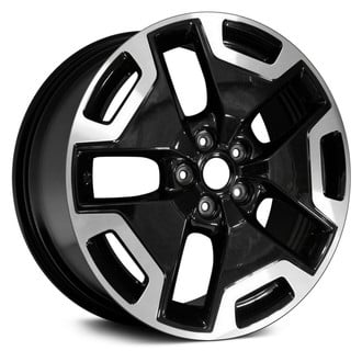 Replace® - 10-Slot Black 18x7 Alloy Factory Wheel - Remanufactured
