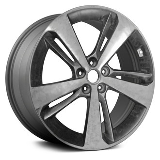 Replace® - 10-Spoke Machined and Medium Charcoal Metallic 20x8.5 Alloy Factory Wheel - Remanufactured