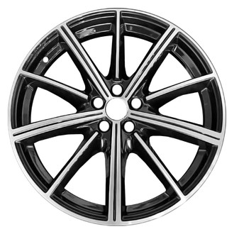 Replace® - 10 I-Spoke Black Metallic with Machined Face 21x9.5 Alloy Factory Wheel - Remanufactured
