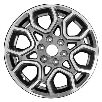 Replace® - 5 Spider-Spoke Dark Charcoal Metallic with Machined Face 18x8.5 Alloy Factory Wheel - Remanufactured
