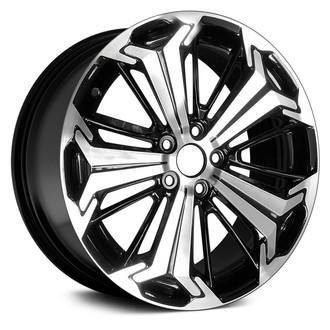 Replace® - 15-Spoke Machined Gloss Black 19x7.5 Alloy Factory Wheel - Remanufactured