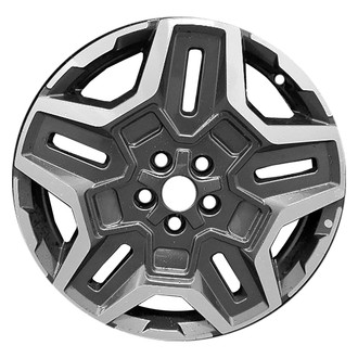 Replace® - 5 Split-Spoke Dark Charcoal Metallic with Machined Face 19x7.5 Alloy Factory Wheel - Remanufactured