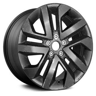Replace® - 10-Spoke Machined and Dark Charcoal 18x8 Alloy Factory Wheel - Remanufactured