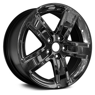 Replace® - 5-Spoke Gloss Black 18x8 Alloy Factory Wheel - Remanufactured