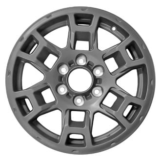 Replace® - 6 Split-Spoke Painted Black Matte 17x7 Alloy Factory Wheel - Remanufactured