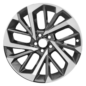 Replace® - 15-Spoke Machined Gloss Black 20x8 Alloy Factory Wheel - Remanufactured