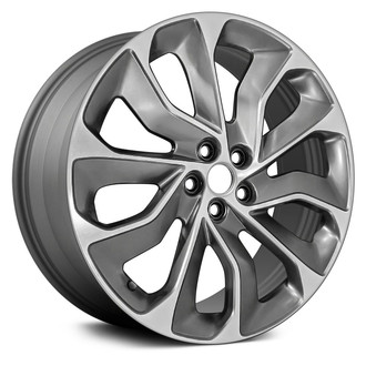 Replace® - 10-Spoke Machined Medium Charcoal 18x8 Alloy Factory Wheel - Remanufactured