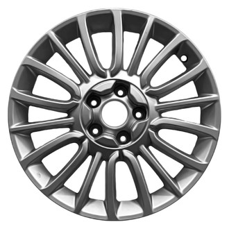 Replace® - 18-Spoke Painted Dark Silver Egg Matte Clear 17x7 Alloy Factory Wheel - Remanufactured
