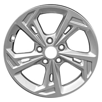 Replace® - 5 Split-Spoke Sparkle Silver 17x7 Alloy Factory Wheel - Remanufactured