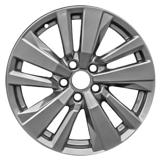 Replace® - 10 I-Spoke Medium Charcoal with Machined Face 18x8 Alloy Factory Wheel - Remanufactured