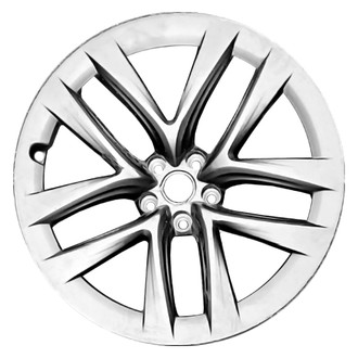 Replace® - 10 I-Spoke Dark Charcoal Metallic Matte Clear 21x9.5 Alloy Factory Wheel - Remanufactured