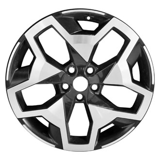 Replace® - 5 Split-Spoke Gloss Black with Machined Face 20x7.5 Alloy Factory Wheel - Remanufactured